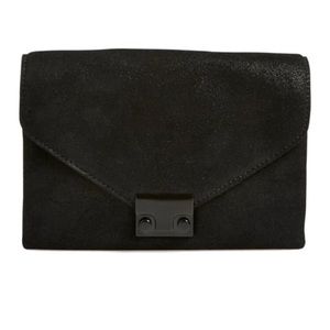 NEW Loeffler Randal Leather clutch